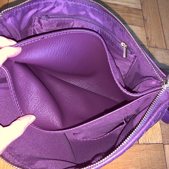 NWOT leather woven convertible bag/clutch - Picture 14 of 16